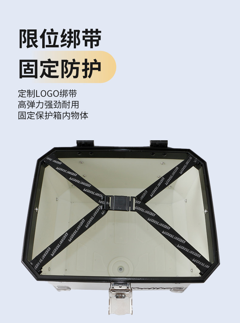 Wanlihao is compatible with the No.9 N3 electric vehicle motorcycle Mz mix tail box, a non-aluminum alloy large-capacity trunk