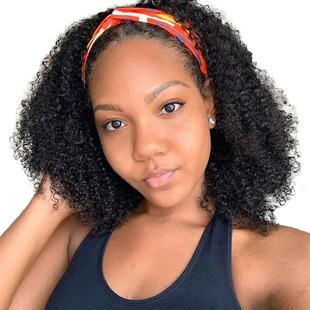 ���޾��lHeadband Afro kinky curly wigs�^���ٰlŮʿ���l��ը�^