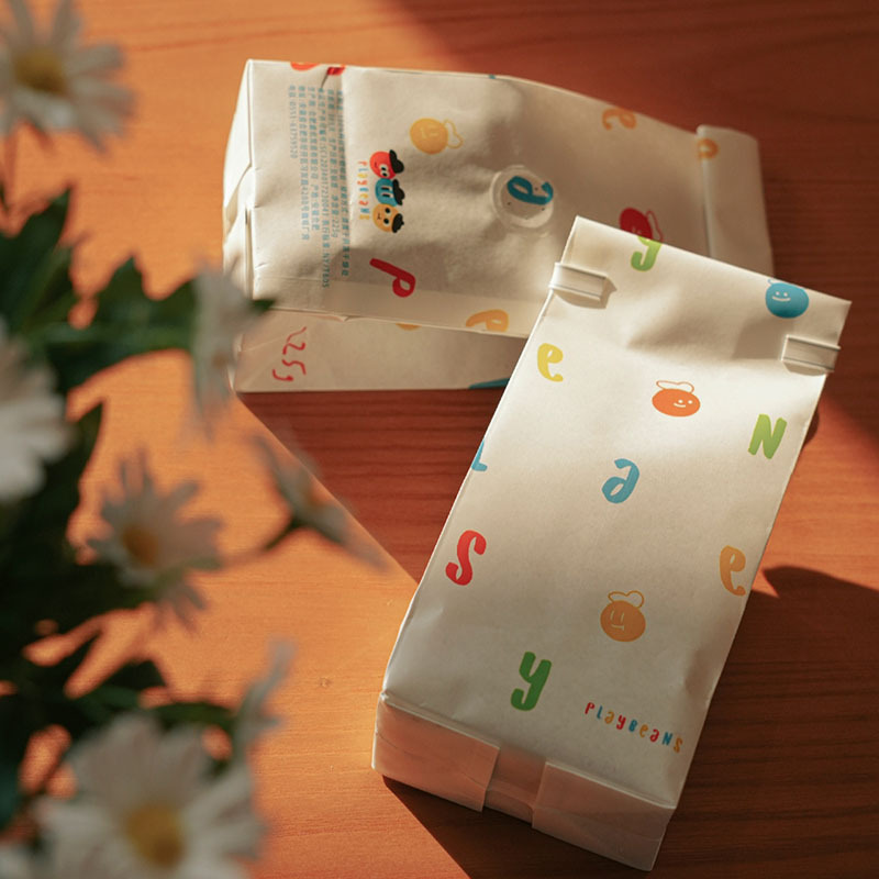 创新环保牛皮纸自立自封咖啡袋