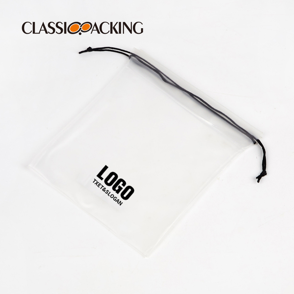 Venta al por mayor material de TPU bolsa de almacenamiento con cordón de gran capacidad portátil de viaje bolsa de cosméticos simple moda impermeable bolsa de lavado