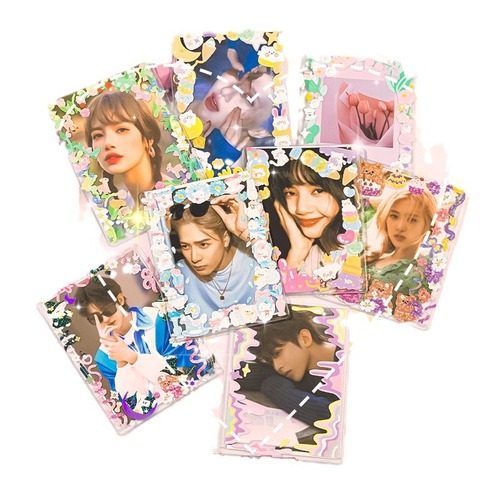 B8 Hard Card Holder Small Kaguka Transparent Album Idol Star Postcard Polaroid Photo Highly Transparent B7 Protective Case