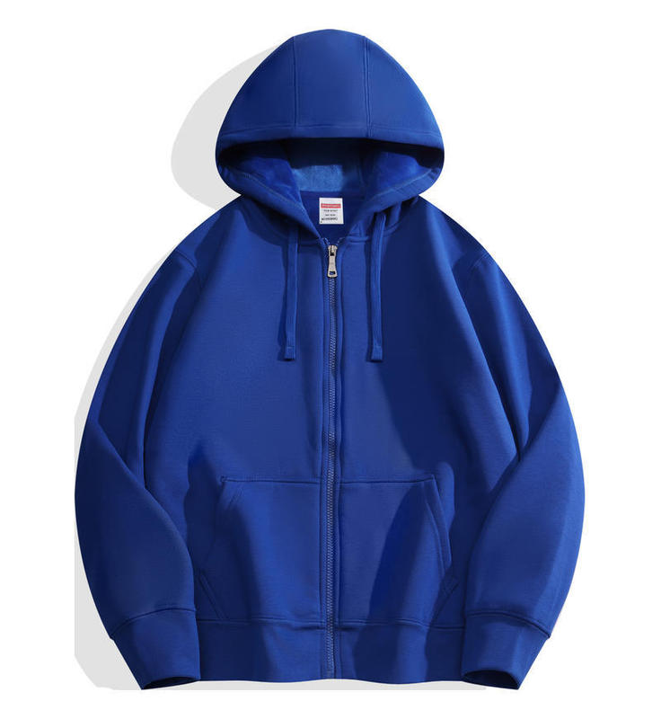 圆领卫衣定制logo加绒拉链开衫工作服团体套头连帽刺绣聚会服工装|undefined