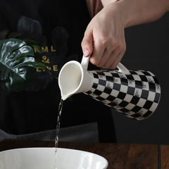 Ceramic bamboo lid condiment bottle oil kettle with lid oil tank kitchen soy sauce bottle vinegar bottle Japanese cooking sake kettle