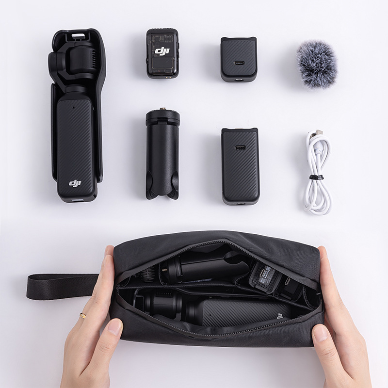 DJI DJI pocket3 bolso de almacenamiento pocket4 bolso de cámara de movimiento Yuntai multifuncional almacenamiento digital portátil