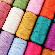 新款超粗大团布条线毛线团DIY手工编织包包地毯粗毛线地垫材料