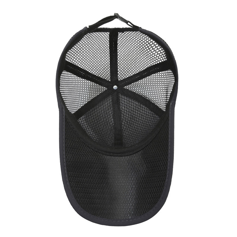 Summer long brim sunscreen baseball cap men's outdoor sunshade leisure fishing net cap thin cloth breathable summer hat