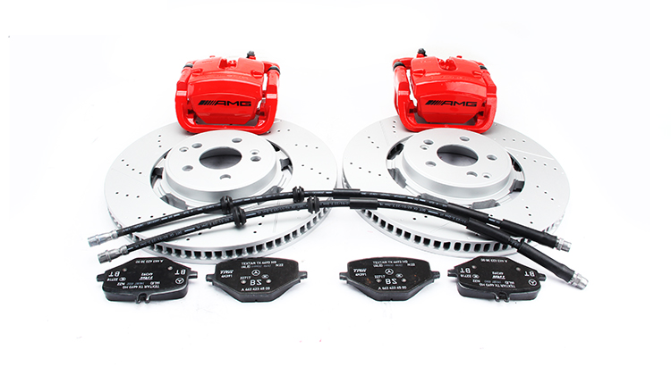 Suitable for Mercedes-Benz Large Gw464G500G350G550 Modified Calipers, Front Six and Rear One Large Brake Disc, Large Calipers