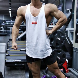 New Sports and Leisure Vest Men's Training Gym Strength Weightlifting Sleeveless Vest Multi-Color Fashionable Fitness Clothing