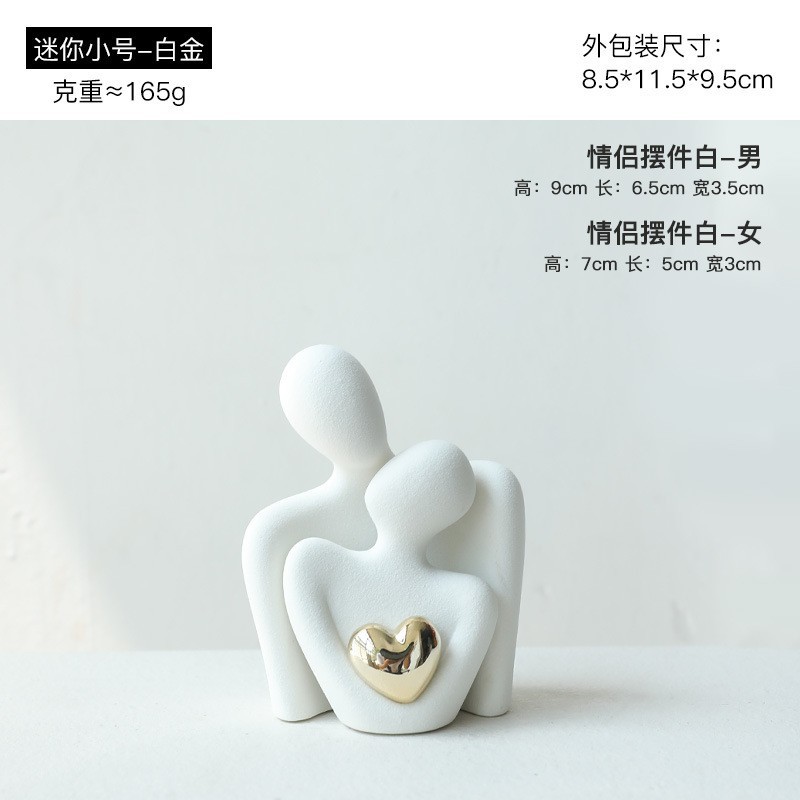 リビングルームの置物は軽くて豪華で高級な雰囲気のお酒棚の装飾品です。