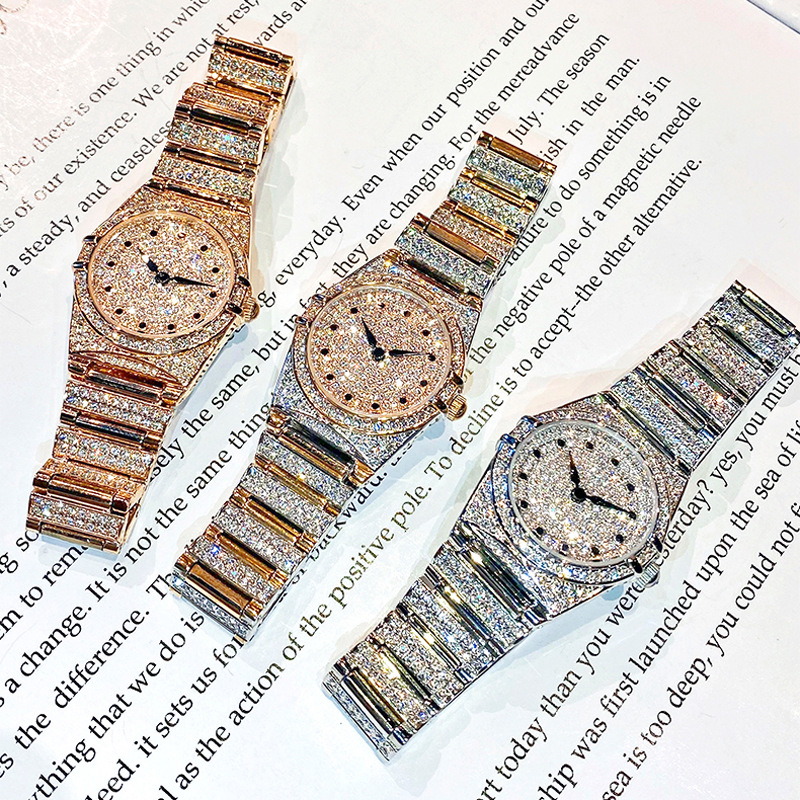 欧米加镶钻女表