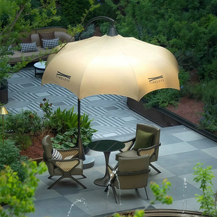 Outdoor Sofa Leisure Courtyard Cafe Sales Department Garden Landscape Parasol Creative Round Creative Restaurant Furniture