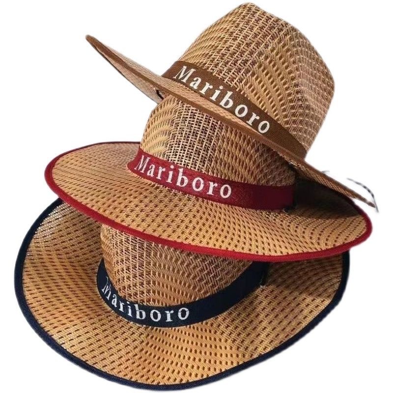 Vintage solhat til mænd, stråhat til strand og solbeskyttelse_voghion.com