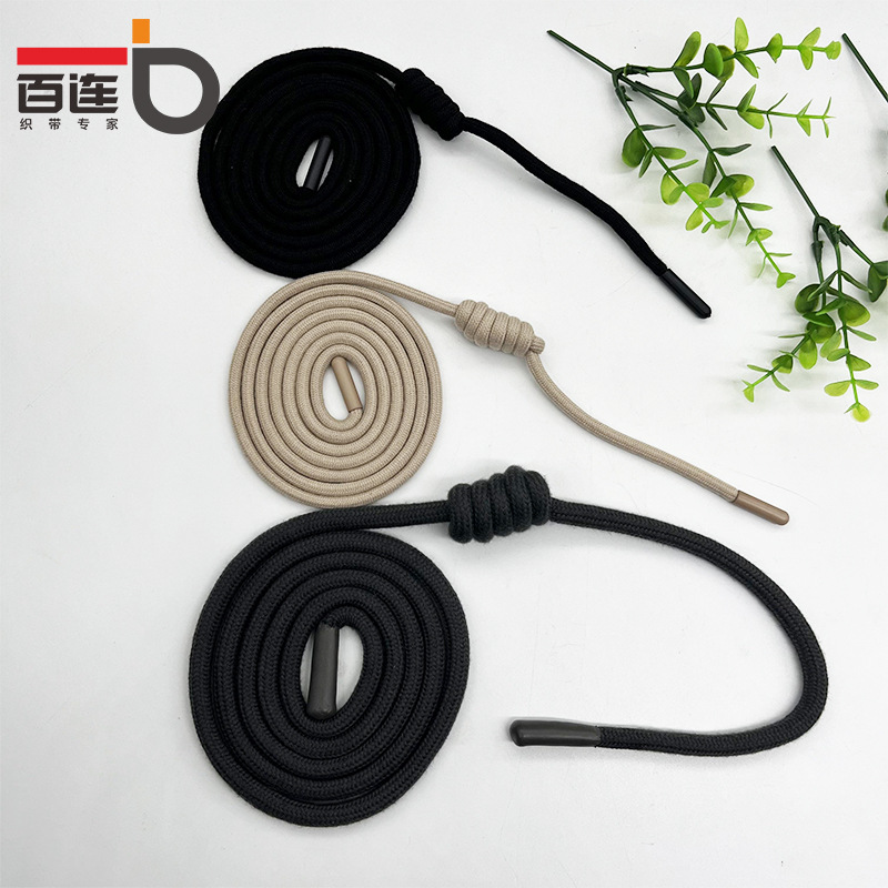 轻奢高级粗裤腰绳卫衣帽绳子厂家批发休闲裤腰带抽绳服装辅料现货