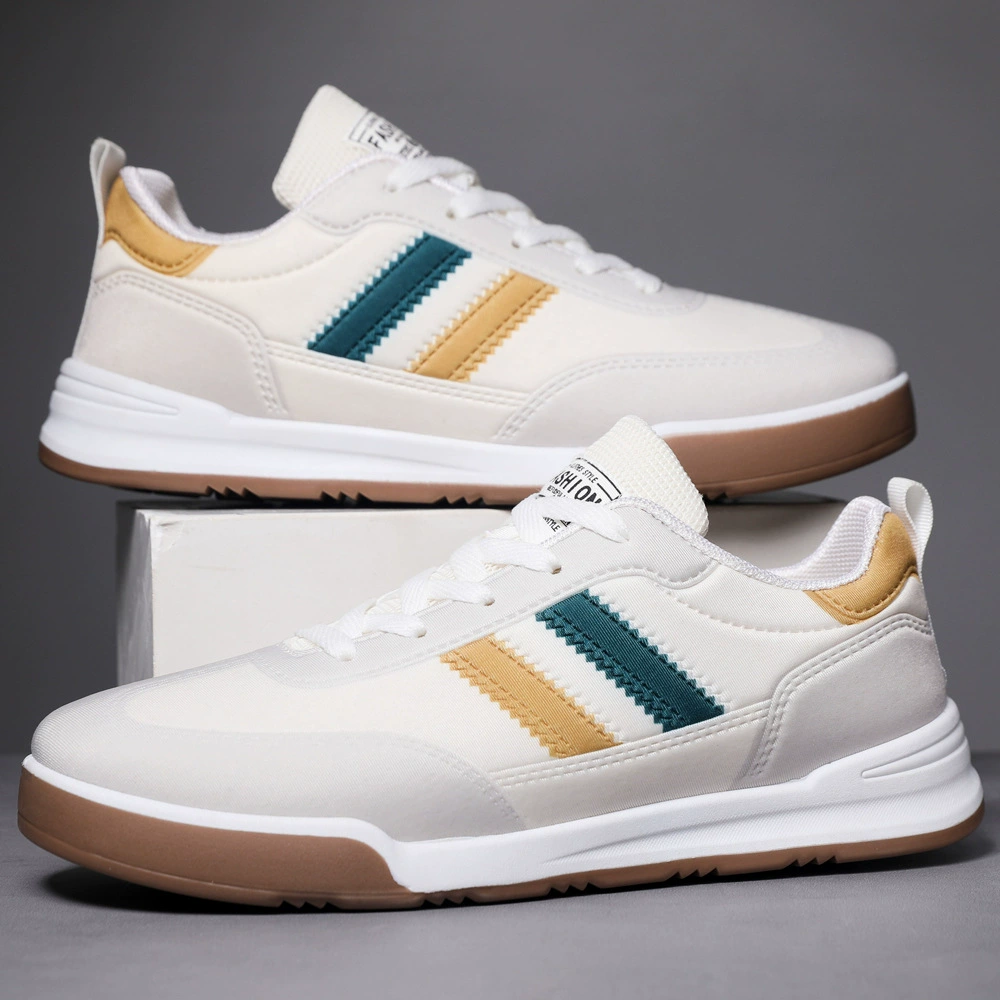 Мужская обувь 2025 весна новая мужская спортивная обувь мода дикая повседневная беговая износостойкая обувь на шнуровке мужская