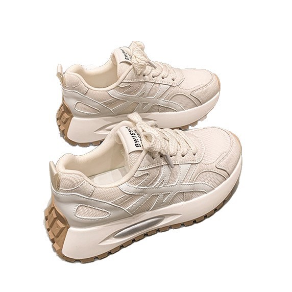 Zapatos de entrenamiento de estilo de primavera y verano de 2026 nuevos zapatos de altura retro ocio versátil con suela suave ligera y cómoda Agam