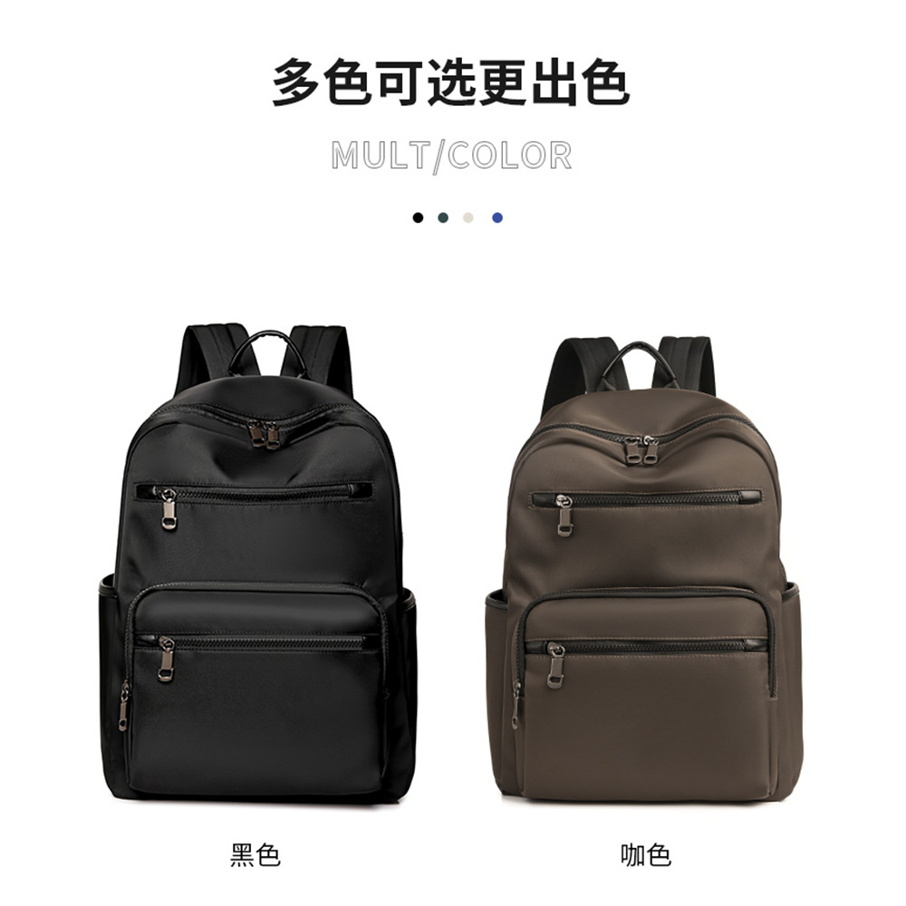 Nuevo tipo de pareja de textura de explosión, cremallera de nylon de alta gama, gran capacidad para salir, simple y práctico, tendencia de atmósfera universal.