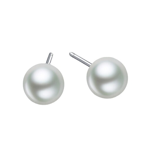 Yiwu jewelry wholesale hot sale simple earrings Japanese and Korean small bean pearl earrings for women