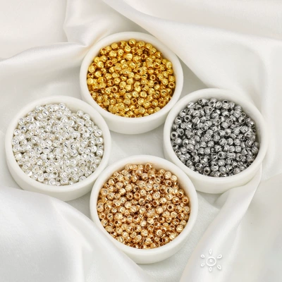 cut-flower spacer beads, DIY handmade — Zərgərlik ara hissələri