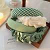 Green sponge cloth, headband, universal fresh hair accessory, wide color palette