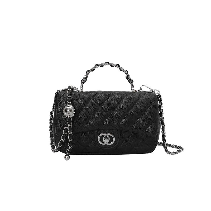 Bolso para mujeres 2026 venta caliente nuevo estilo de estilo de diamante pequeño bolso de mano cuadrado de alta humedad lujoso hombro de un solo hombro