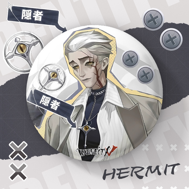 第五人格游戏完美杀青系列摄影师红夫人小说家画家75mm大徽章吧唧|undefined