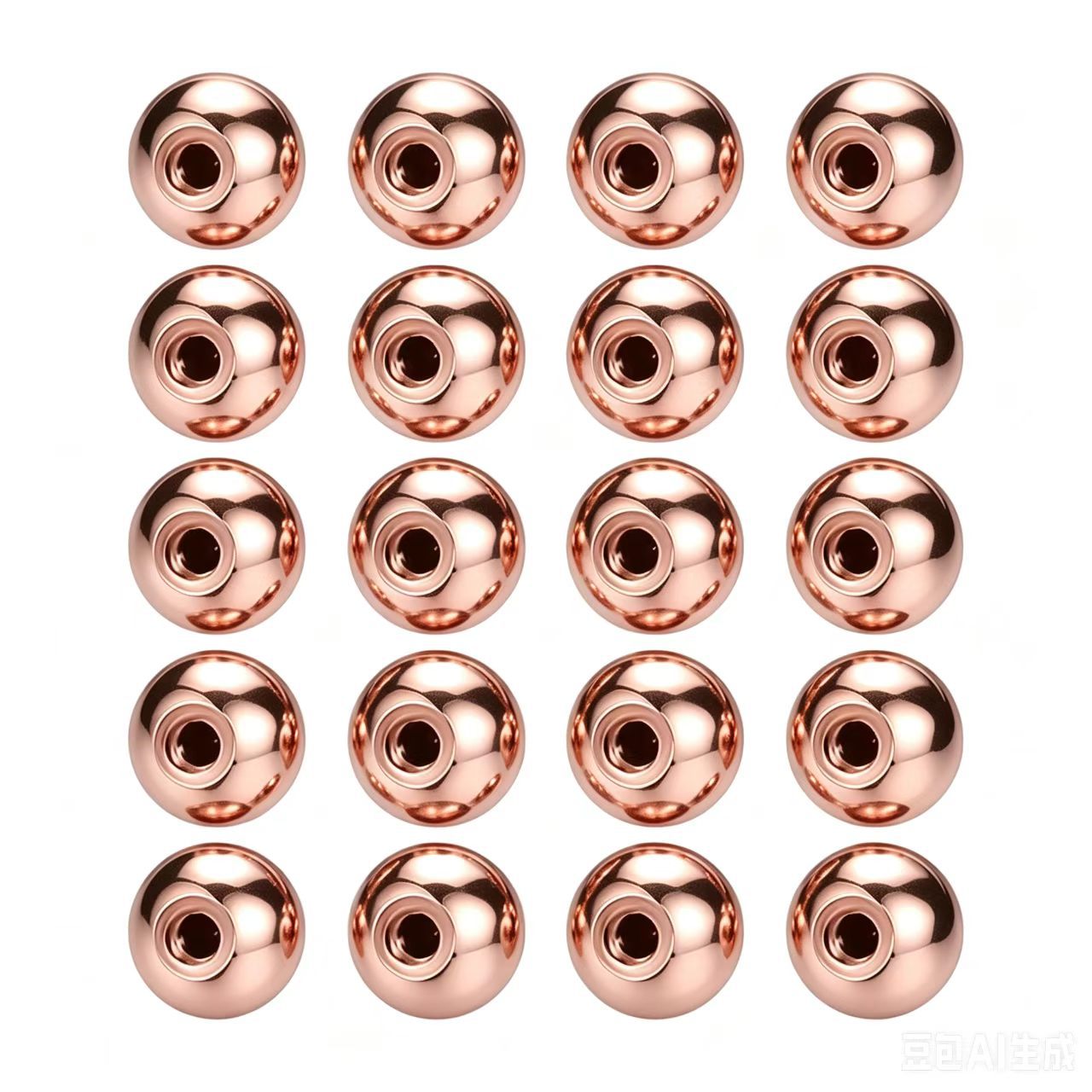 Golden, pink gold