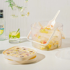 A5L硅膠冰格模具凍冰塊模具製冰器家用冰箱磨具儲存冰桶酒水冰鎮