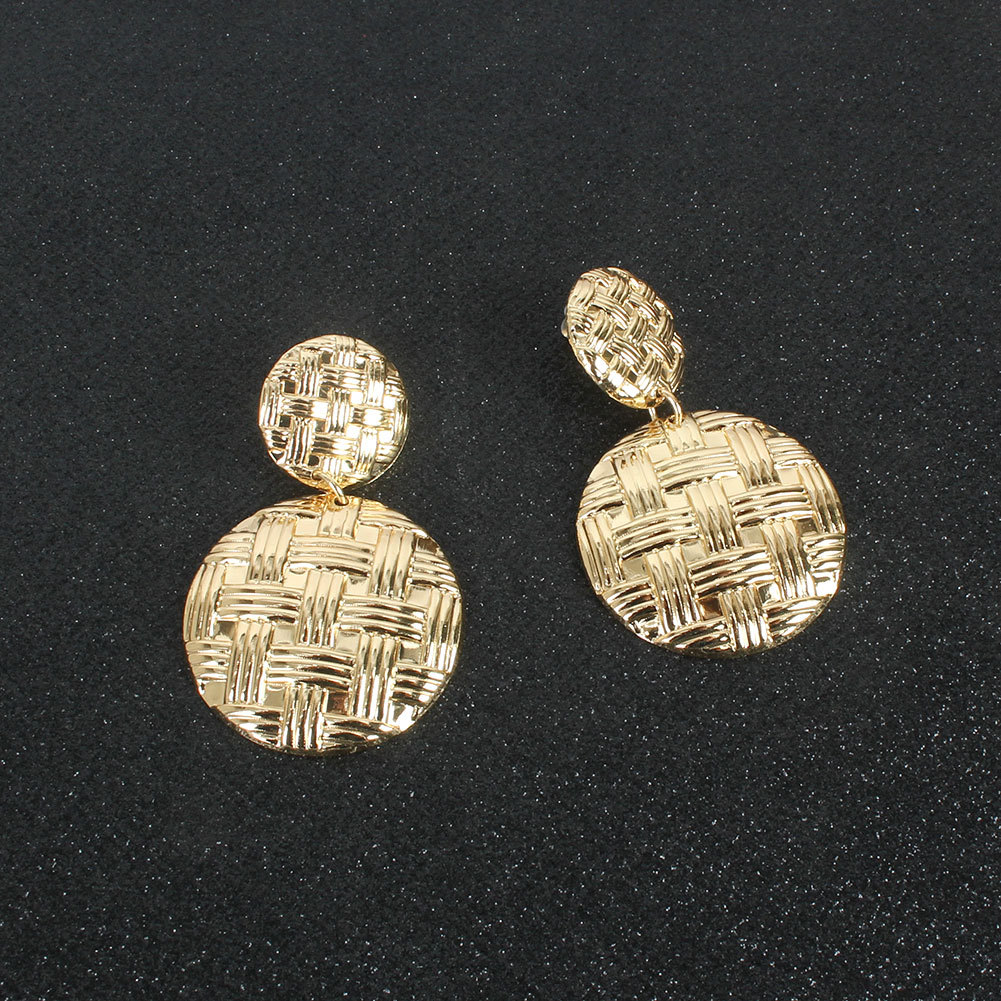 Retro Alloy Geometric Earrings display picture 5