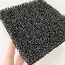 按要求加工定制 493吸烟仪活性炭海绵过滤网颗粒活性炭PU过滤海绵