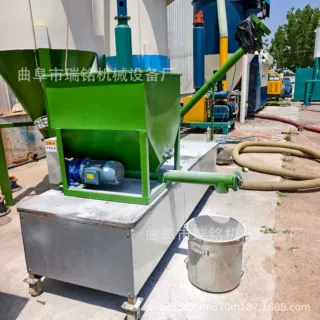 60mm管径膨润土粉末螺旋加粉机 TGFF 滑石粉微型螺旋加粉机 瑞铭