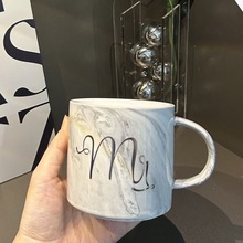 陶瓷伴手礼马克杯带盖勺情侣水杯logo家用陶瓷杯