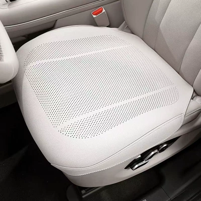 Nappa leather new single-piece women's: Seat cushion, seat cover - off-whiteultra-thin-and-breathable-model-backrest-1-piece
