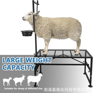 亚马逊热卖可定制款修剪羊毛架带喂食盆可定制扶手坡道简便易安装