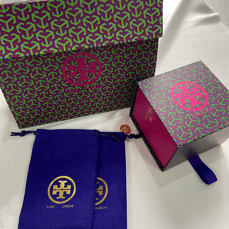 Fashionable Light Luxury Jewelry Pouch Dustproof Portable Drawstring Fabric Small Bag Packaging Box