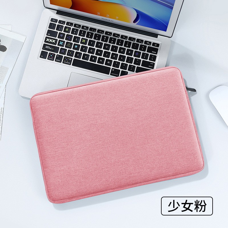 Biyoumeike bolsa de forro para computadora portátil impermeable y aterciopelada personalizada bolsa de forro para computadora portátil gruesa de 13 pulgadas y 15 pulgadas