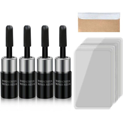 Auto glass repair liquid Front Windshield Crack Crack - 4-bottles-tools