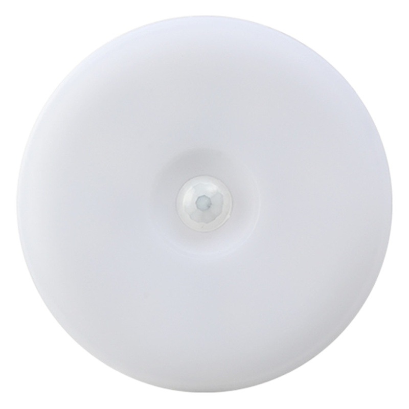 Luz de sensor de cuerpo humano de control remoto inteligente puerto de carga tipo c gabinete magnético inalámbrico hockey sobre hielo luz nocturna de sincronización circular