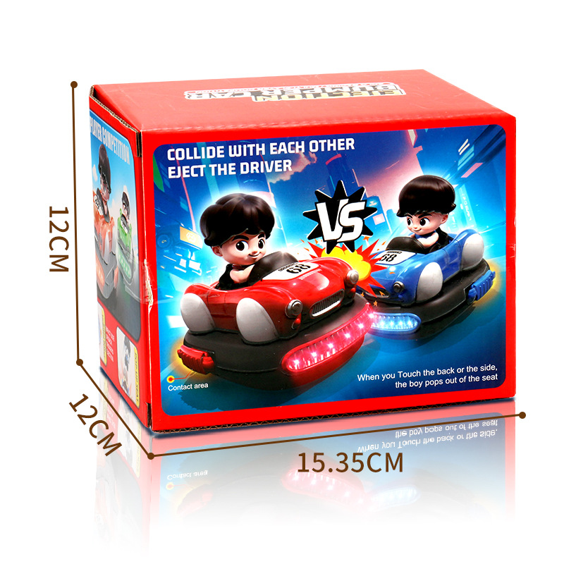 Control remoto transfronterizo coche de choque iluminación música doble batalla kart deriva coche de control remoto niño juguete al por mayor
