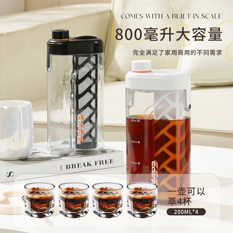 冷萃杯咖啡壶冰箱冷水壶冷萃壶凉水壶耐高温家用冰萃杯茶叶冷泡壶|undefined