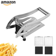 不锈钢压薯器土豆切马铃薯黄瓜萝卜切条机切薯条切块多功能切菜器