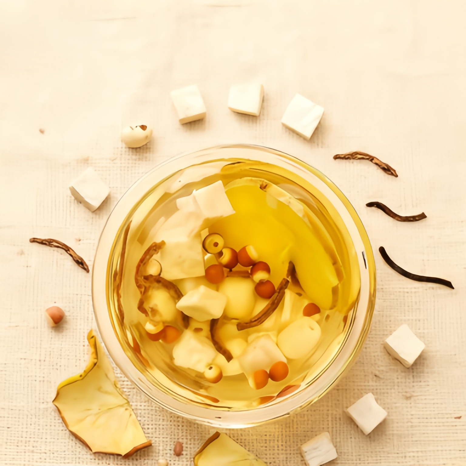 Apple Tangerine Peel Four Spirits Soup Tea Chen Pi Si Shen Tang 30 Bags 5g Each Daily Wellness Brew specifications