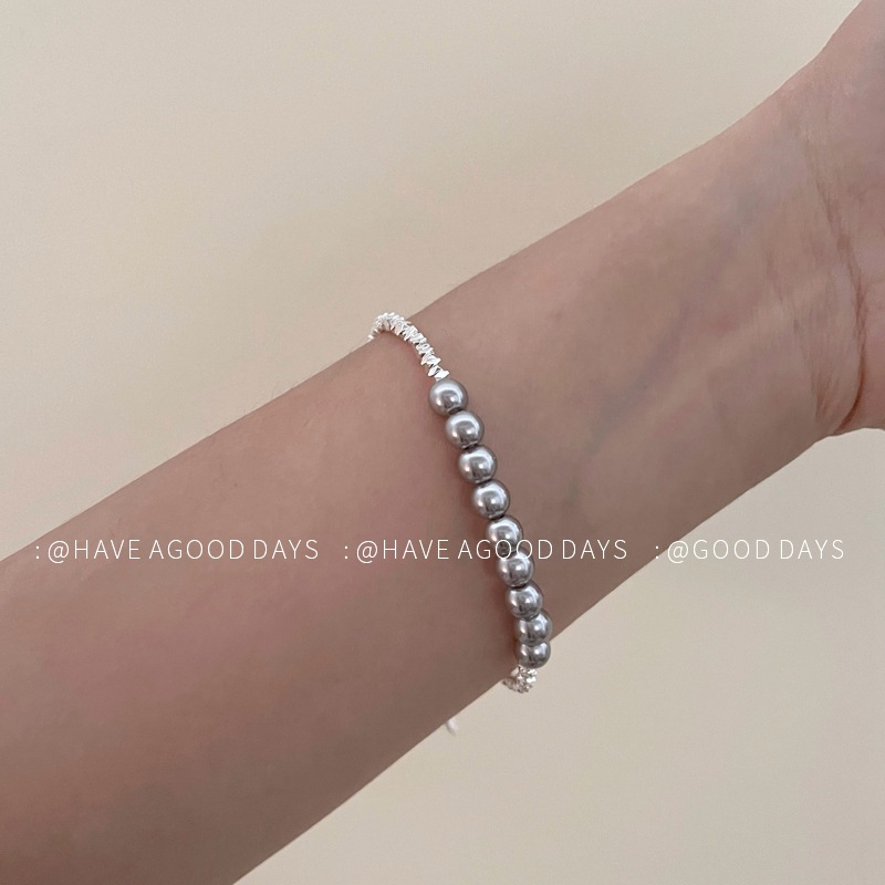 Einfacher Stil Geometrisch Künstliche Perle Kupfer Perlen Überzug Frau Halskette display picture 3