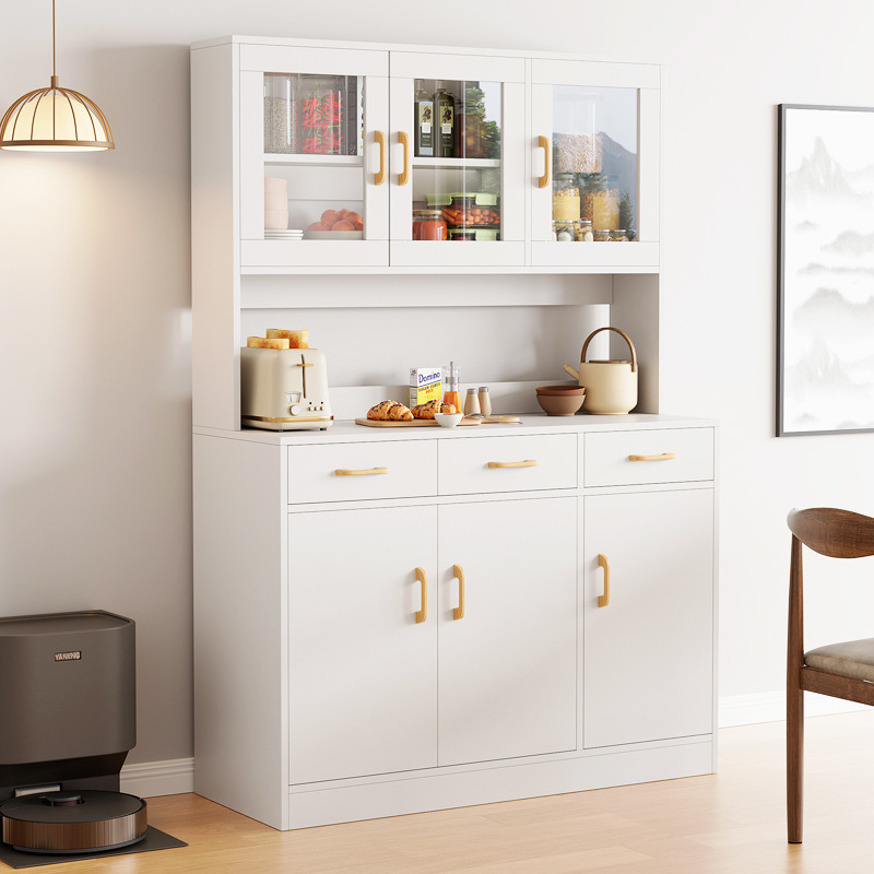 厨房置物架餐边储物柜落地多层烤箱微波炉锅电器多功能收纳橱直销