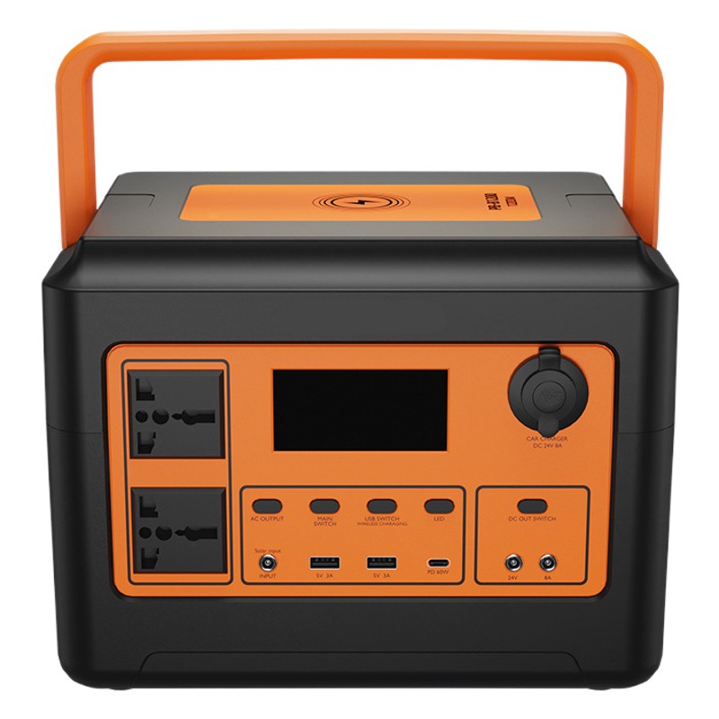 Fotoeléctrico de doble propósito solar al aire libre conveniente pequeña estación de energía de gran capacidad de carga súper rápida de emergencia de energía móvil 220V