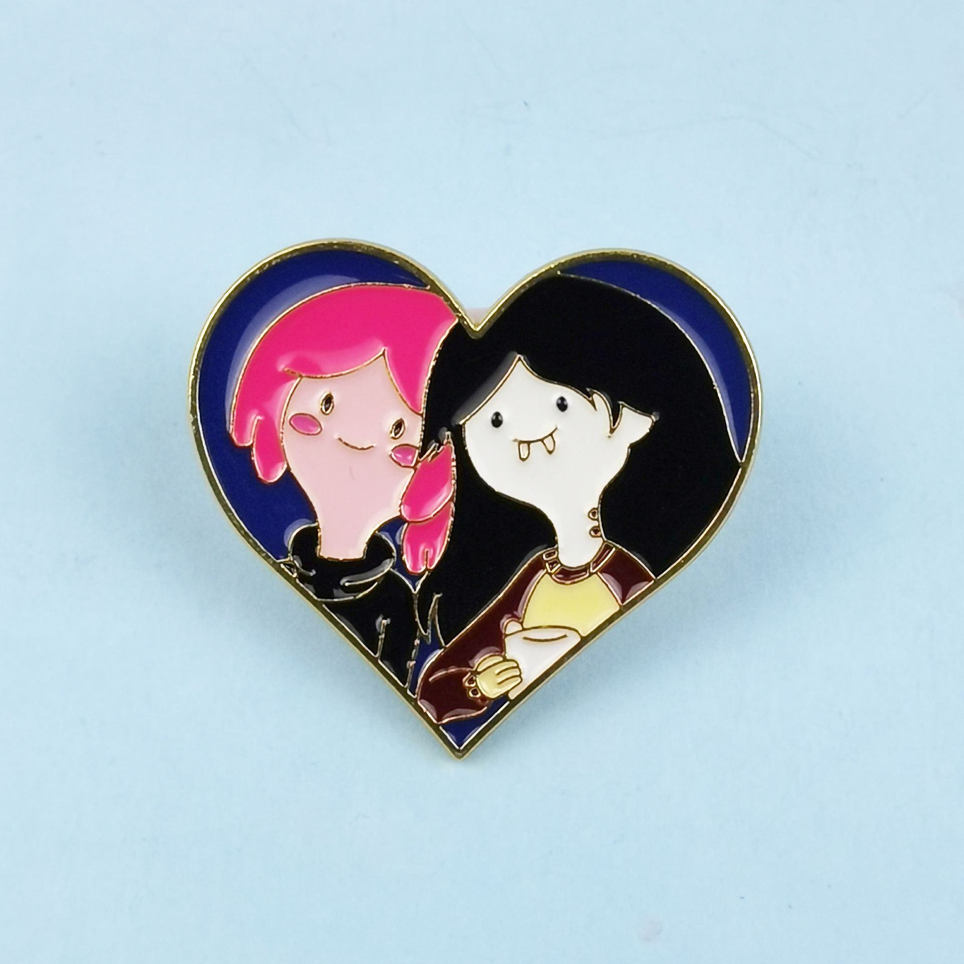 Broche de niña vampiro de dibujos animados creativo divertido bola serpiente aleación lindo bolso de todo fósforo accesorios de insignia transfronterizo