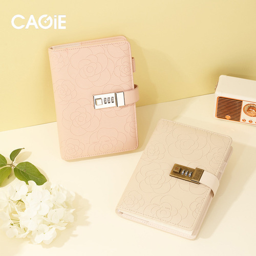 Creative Password Notebook for Girls' Hearts, Locked Diary Notebook, High-Quality Notebooks, Journal, Gift Box Set, Cross-Border