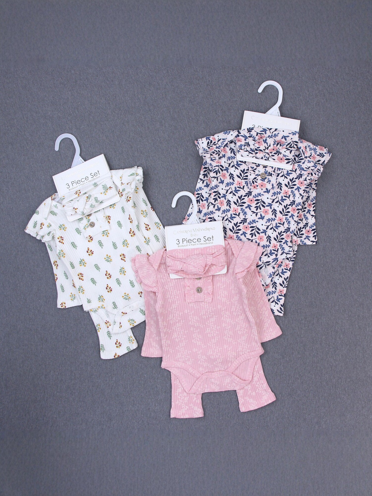 Bebés recién nacidos de algodón, ropa de bebé, ropa de bebé, ropa de impresión, ropa de pantalones, banda de pelo, ropa de bebé