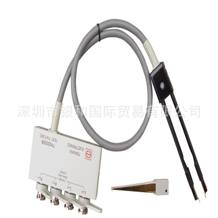 同惠LCR数字电桥测试夹具/同慧带盒贴片测试线TH26009B需议价