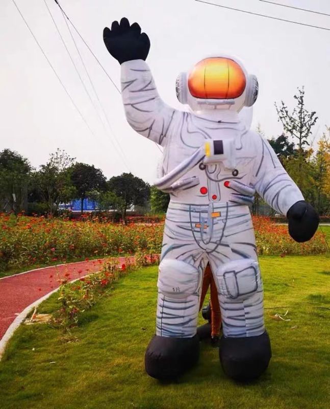 インフレータブル発光月惑星宇宙エアモデル宇宙飛行士月面着陸月ウサギモデル音楽ディスプレイ漫画チェックイン|undefined