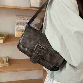 包女士拉德单肩女挎包包美包包腋下斜挎包小方搭百质感复古2025包